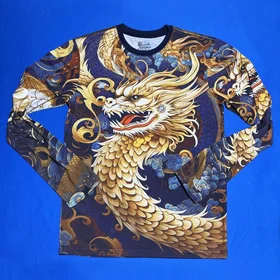 Футболки с полной запечаткой: Дракон Золотий Довгий